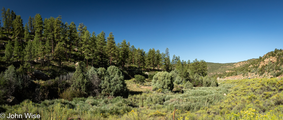 North of La Jara Arroyo in New Mexico on US Route 64