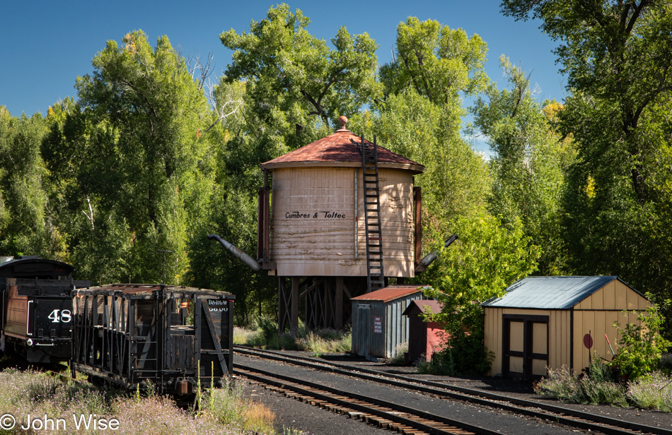 Cumbres Toltec Train Depot in Chama, New Mexico