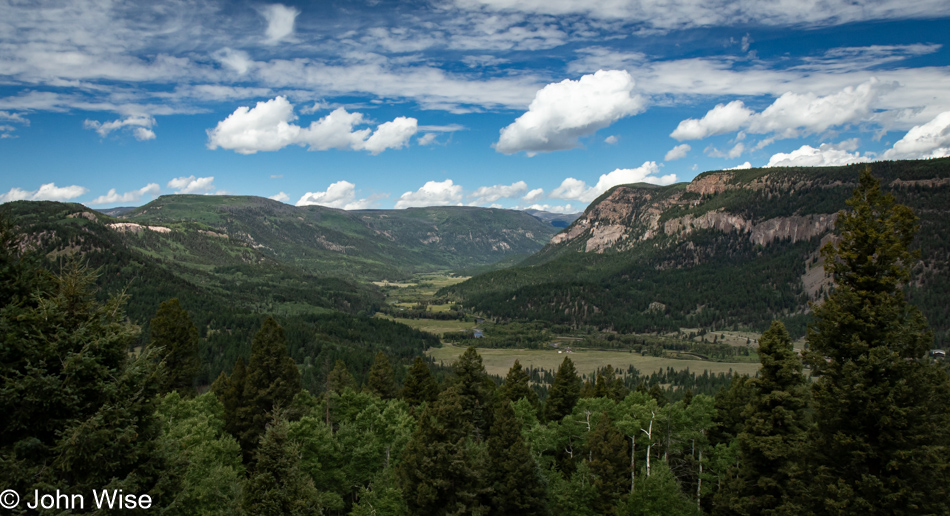 Elk Creek Meadow and Canejos River off Route 17 in Colorado