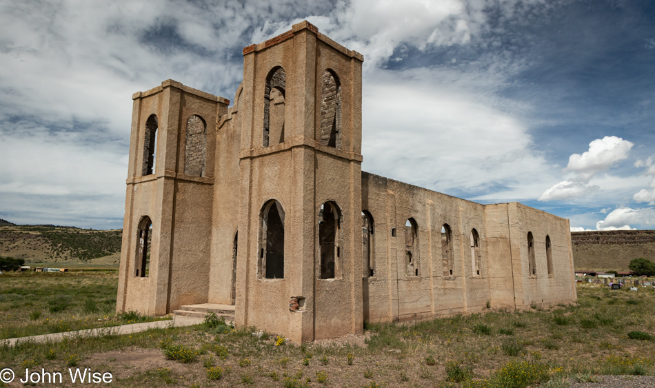 Las Mesitas Church near Mogote, Colorado