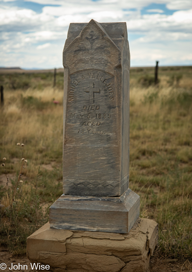 Valdez Cemetery in Walsenburg, Colorado off Route 10