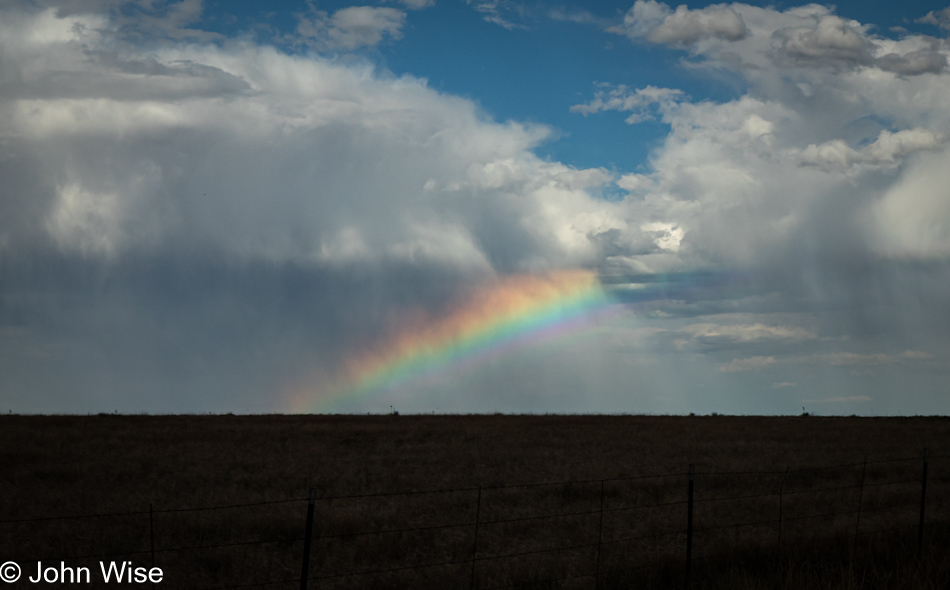 Rainbow over La Junta, Colorado