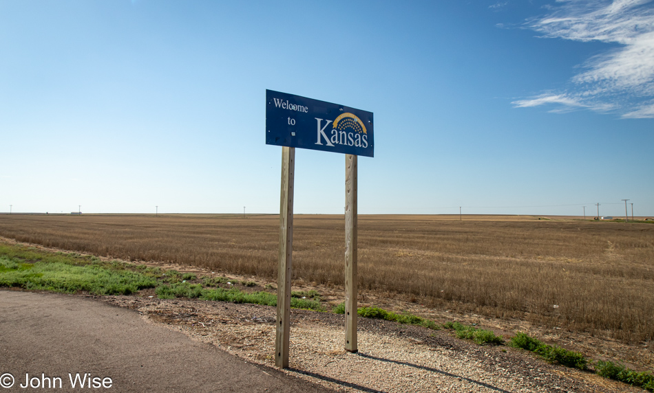 Kansas State Line on Highway 96