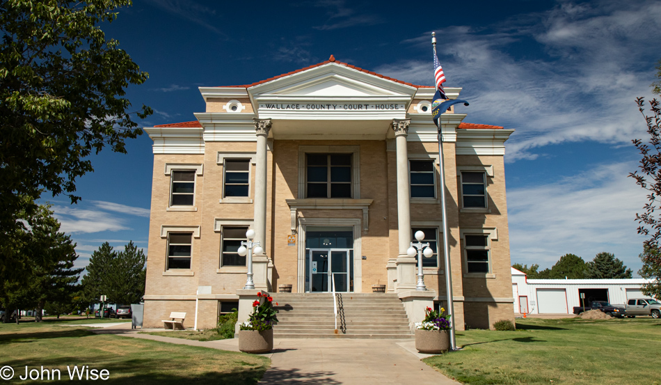 Wallace County Courthouse in Sharon Springs, Kansas