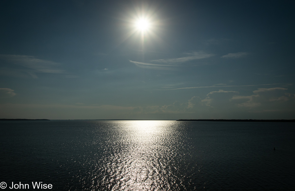 View of Harlan County Lake from Republican City, Nebraska