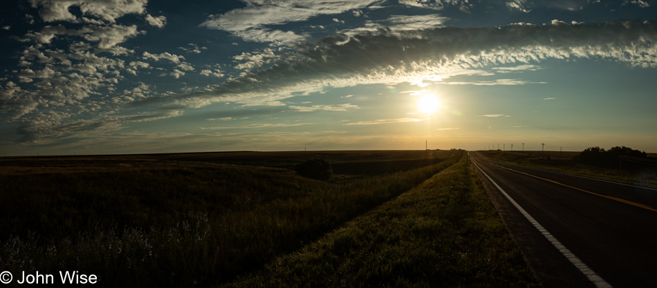 Sunrise near Alma, Nebraska