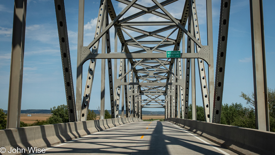 Entering Missouri