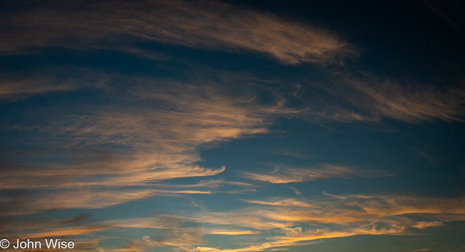 Sunset over Pontiac, Illinois