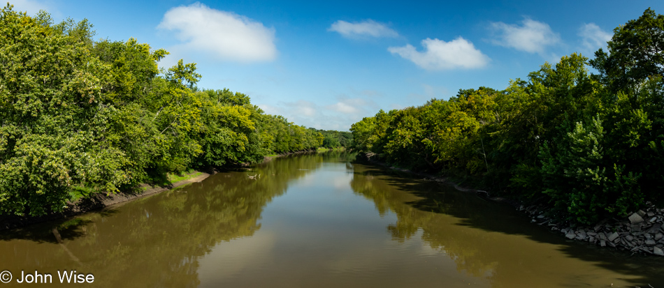 Iroquois River near L'Erable, Illinois on Highway 52