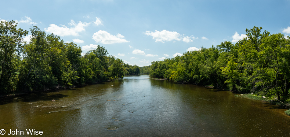 Tippecanoe River at State Route 18 near Springboro, Indiana