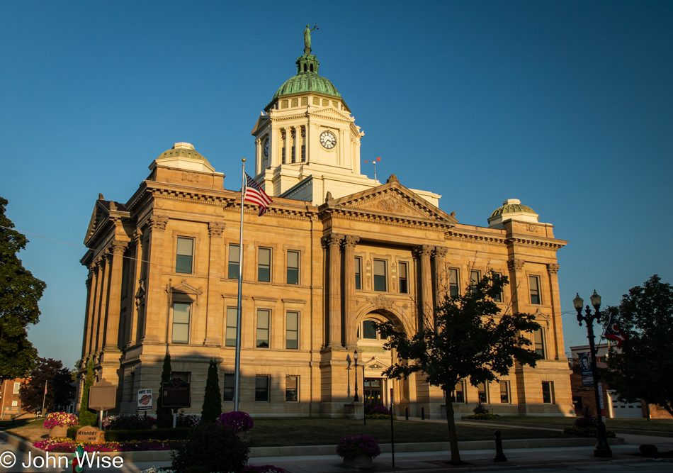 Courthouse in Upper Sandusky, Ohio