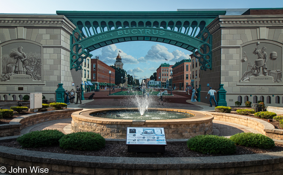 Mural in Bucyrus, Ohio