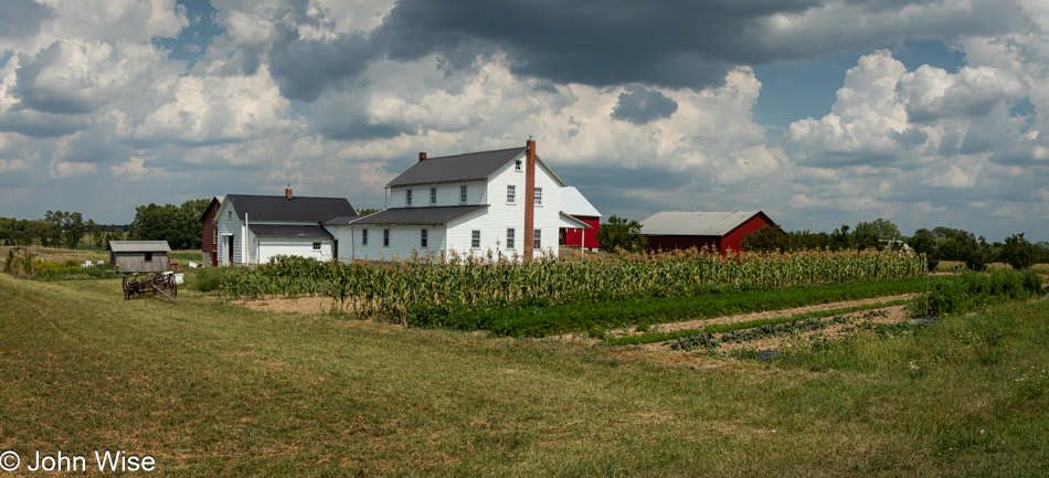 Amish farm on County Road 700 in Polk, Ohio