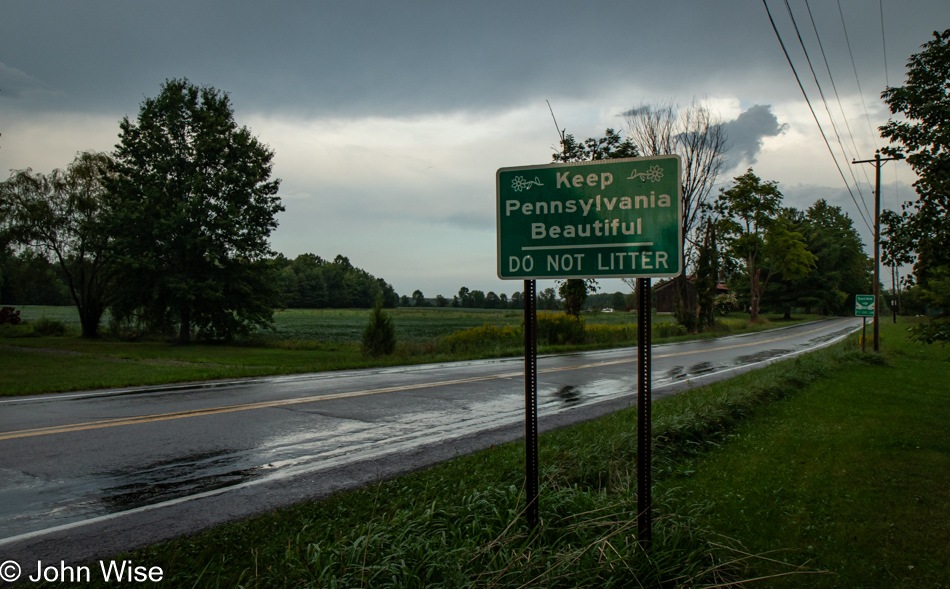 Pennsylvania State Line near Kinsman, Ohio