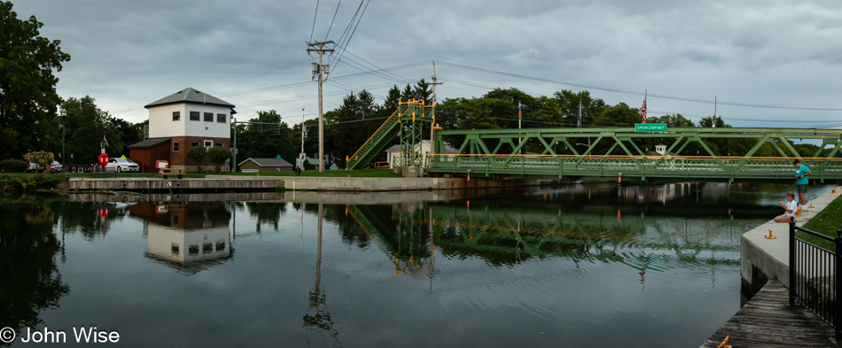 Erie Canal in Spencerport, New York