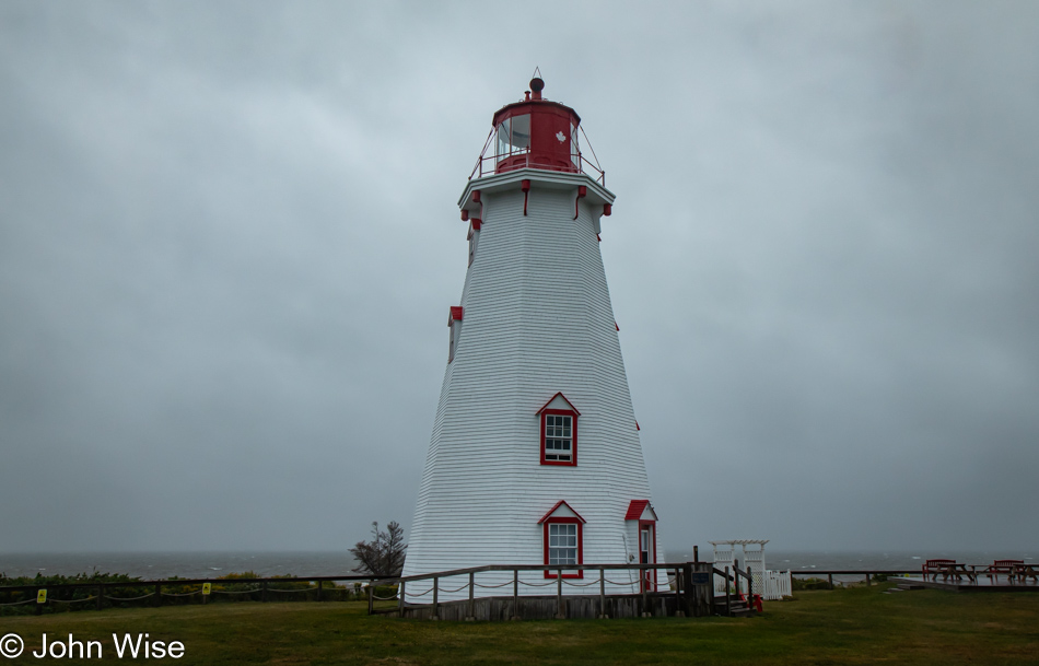 Panmure Island Lighthouse on Prince Edward Island, Canada