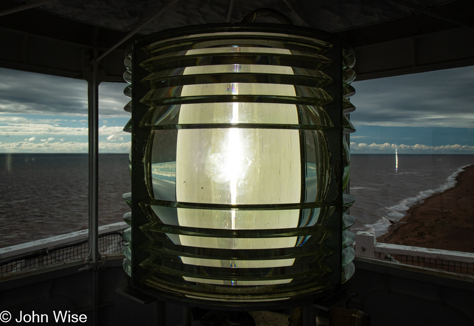 West Point Lighthouse in O'leary on Prince Edward Island, Canada