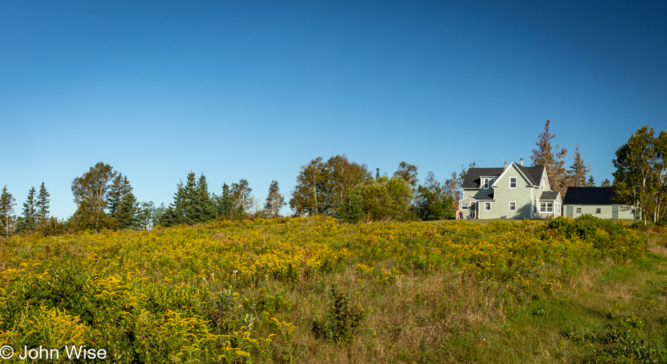 Wood Islands Road on Prince Edward Island, Canada