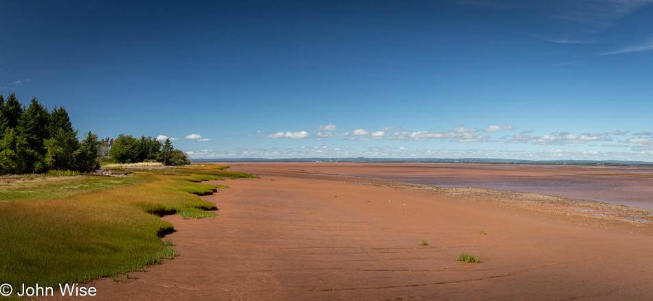 Bay of Fundy at Dawson Dowell Park in Maitland, Nova Scotia, Canada