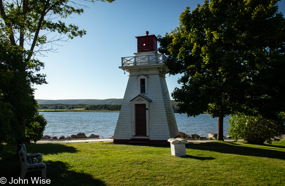 Lighthouse in Annapolis Royal, Nova Scotia, Canada