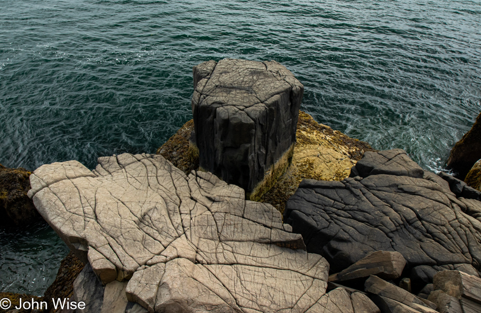 Balancing Rock Trail in Tiverton, Nova Scotia, Canada