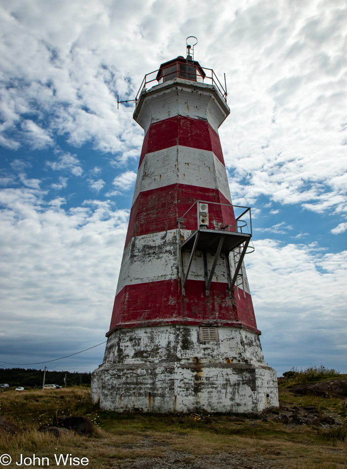 Brier Island Lighthouse in Westport, Nova Scotia, Canada