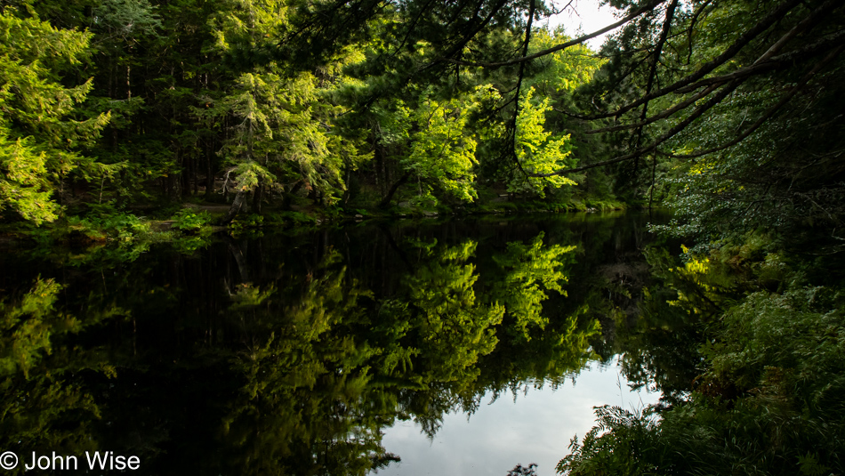 Mill Falls Trail at Kejimkujik National Park in Nova Scotia, Canada