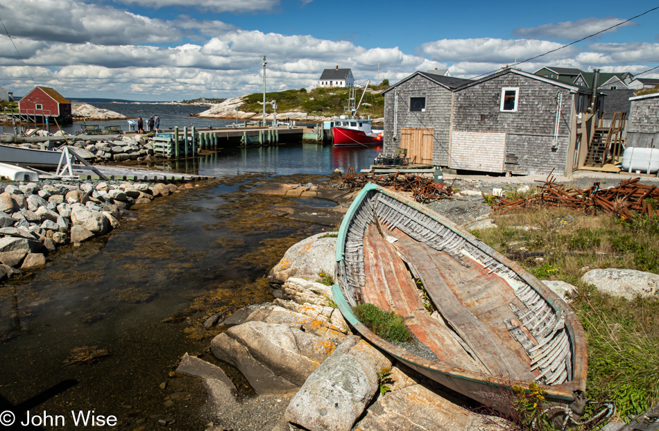 Peggy's Cove in Nova Scotia, Canada