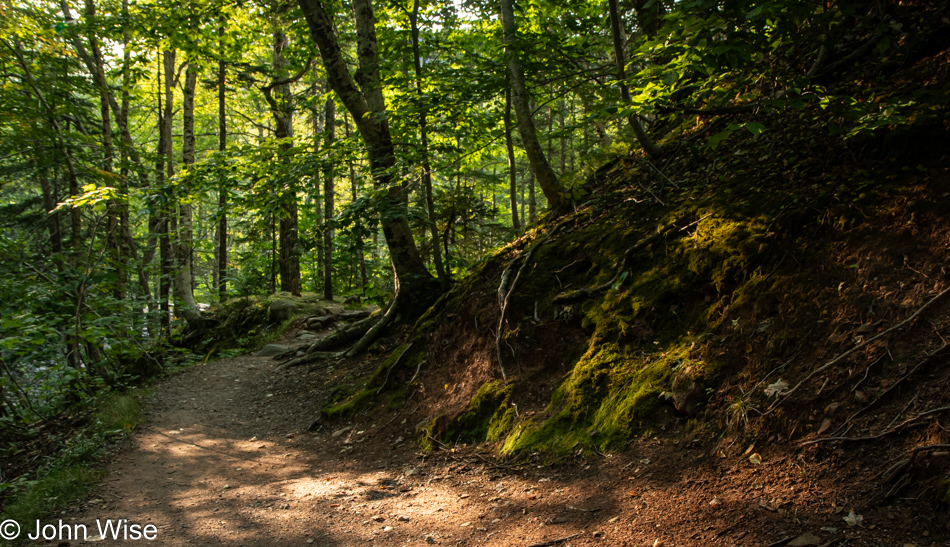 Beulach Falls in Cape Breton Highlands National Park, Nova Scotia, Canada