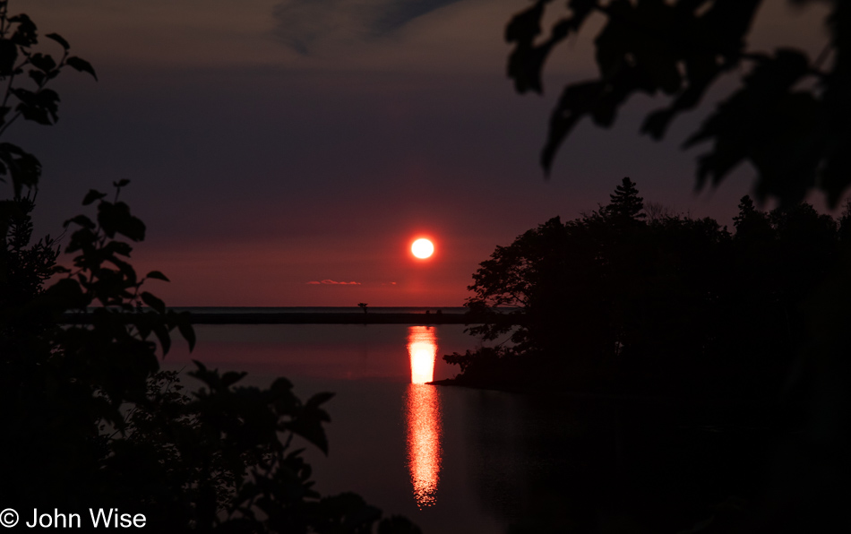 Sunrise in Ingonish Beach, Nova Scotia, Canada