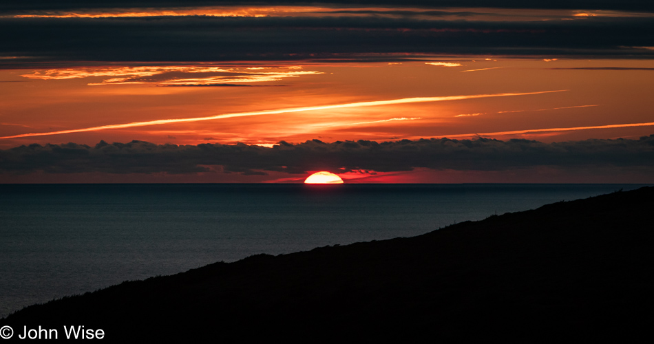 Sunset in Trout River, Newfoundland, Canada