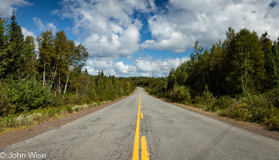 Rattling Brook Road on way to Norris Arm, Newfoundland, Canada