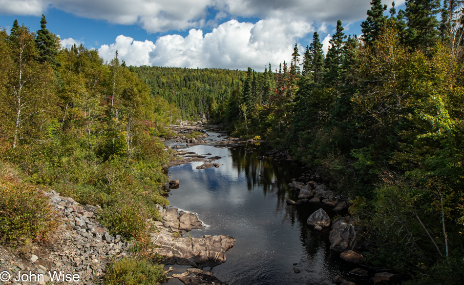 Rattling Brook Road on way to Norris Arm, Newfoundland, Canada