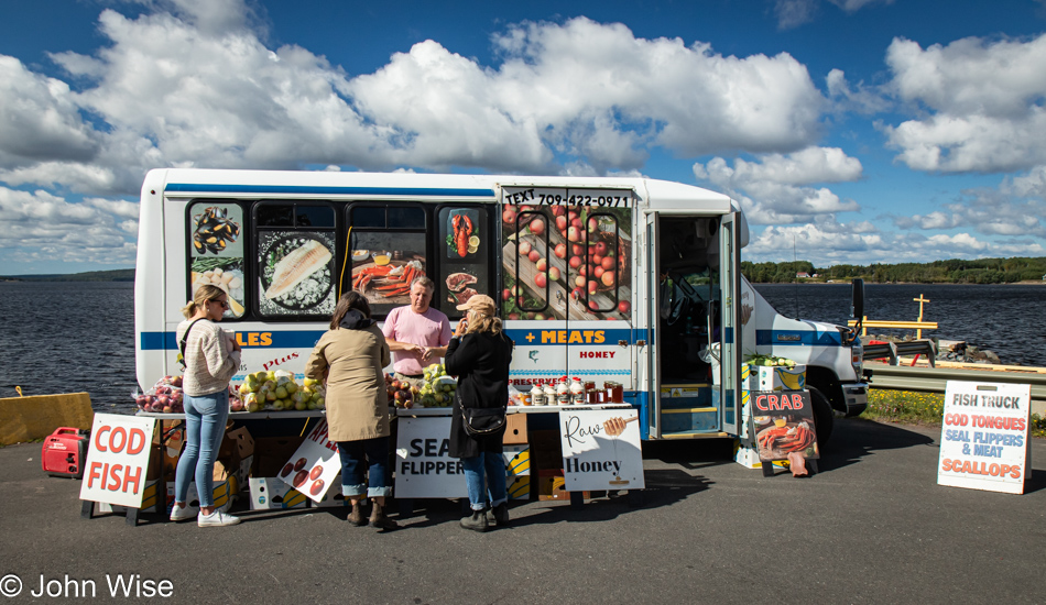 Farmers Market in Norris Arm, Newfoundland, Canada