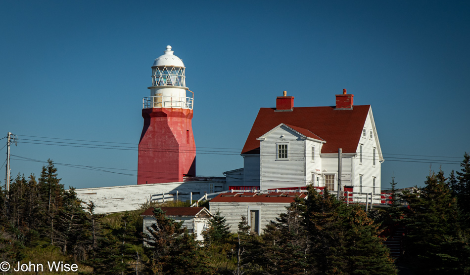 Long Point Lighthouse in Crow Head, Newfoundland, Canada