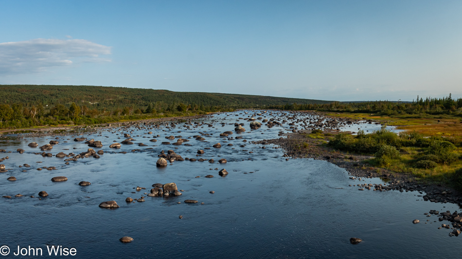 Gambo River in Newfoundland, Canada