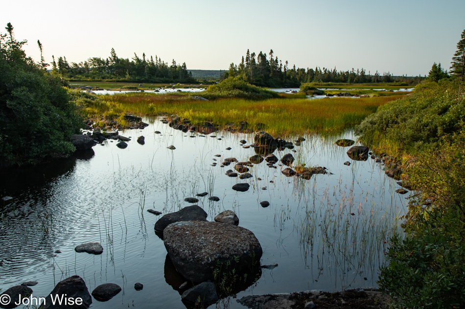 Trail on the Gambo River in Gambo, Newfoundland, Canada