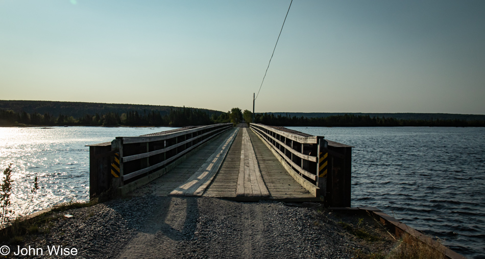 Trail on the Gambo River in Gambo, Newfoundland, Canada