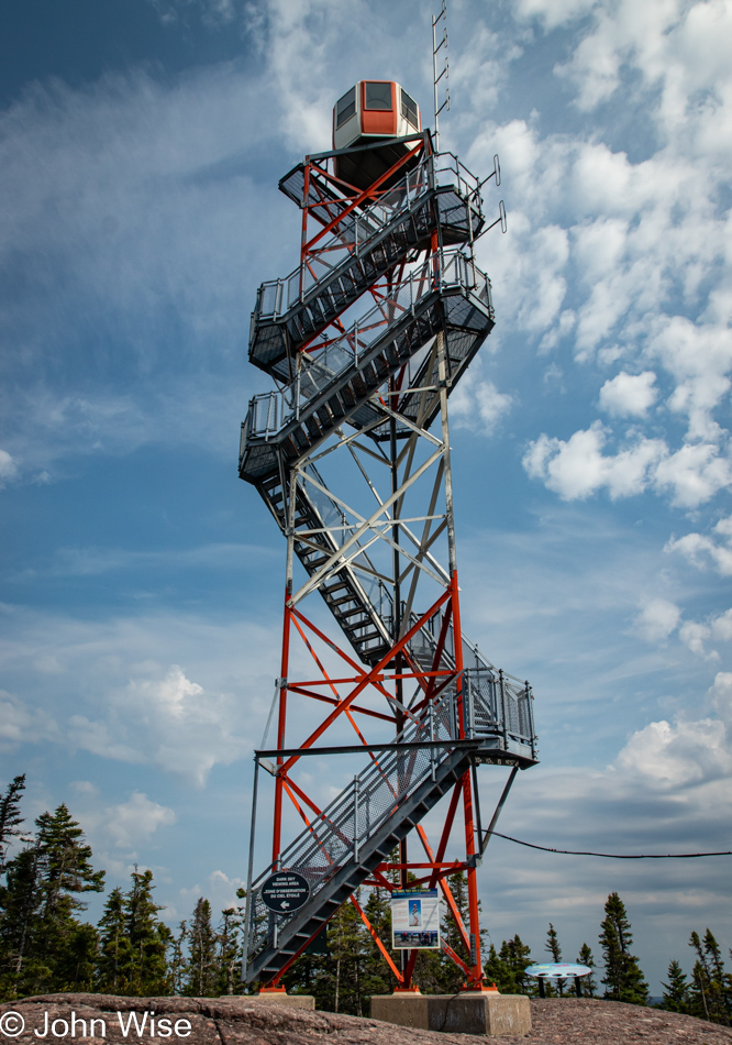 Fire Tower at Ochre Hill in Terra Nova National Park, Newfoundland, Canada