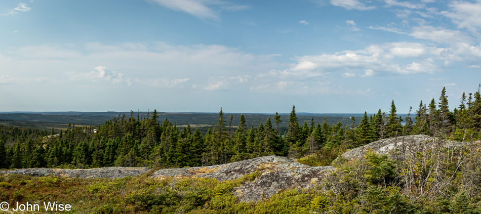 View from Ochre Hill in Terra Nova National Park, Newfoundland, Canada