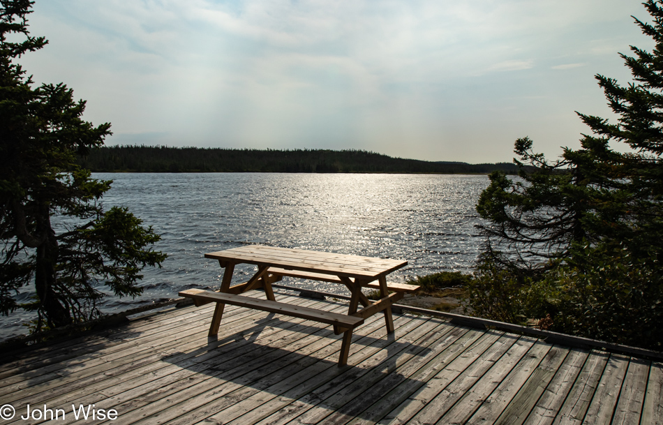 Sandy Pond in Terra Nova National Park, Newfoundland, Canada