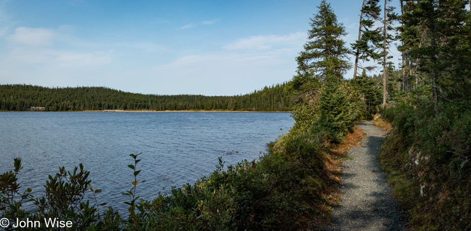 Sandy Pond in Terra Nova National Park, Newfoundland, Canada