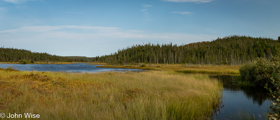 Sandy Pond in Terra Nova National Park, Newfoundland, Canada