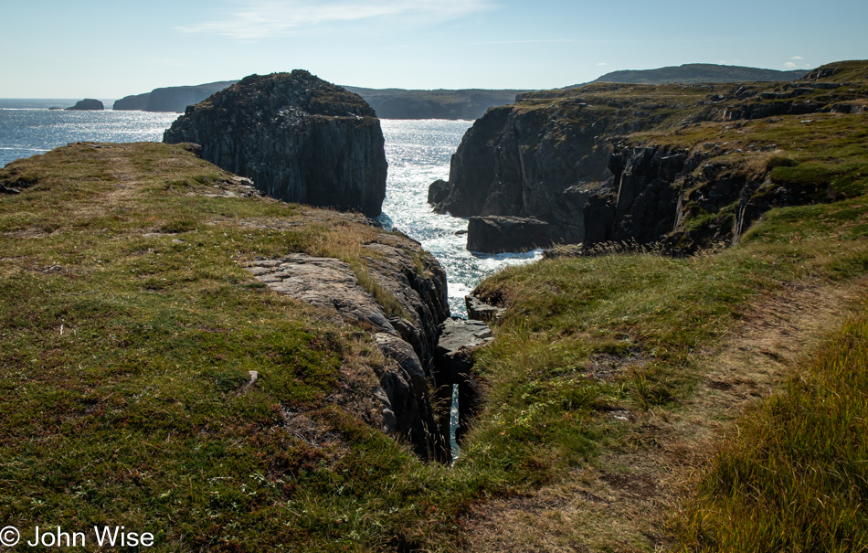 Chimney Rock UNESCO Geo Site in Bonavista, Newfoundland, Canada