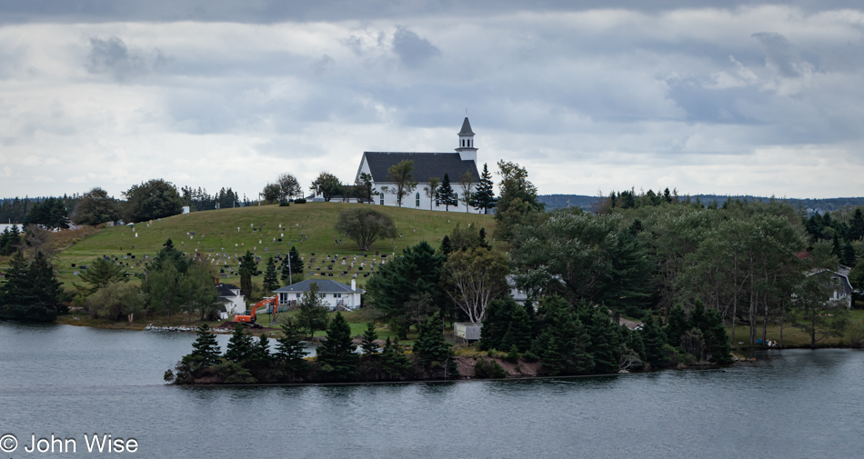 St John the Baptist Church in Cannes, Nova Scotia, Canada