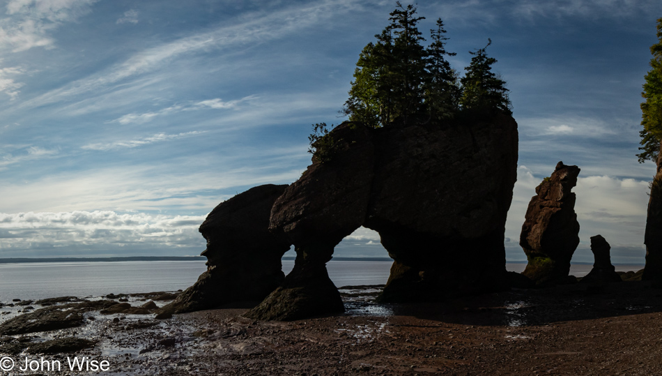 Hopewell Rocks Provincial Park at Hopewell Cape, New Brunswick, Canada