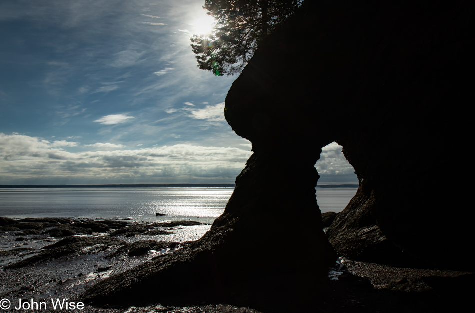 Hopewell Rocks Provincial Park at Hopewell Cape, New Brunswick, Canada