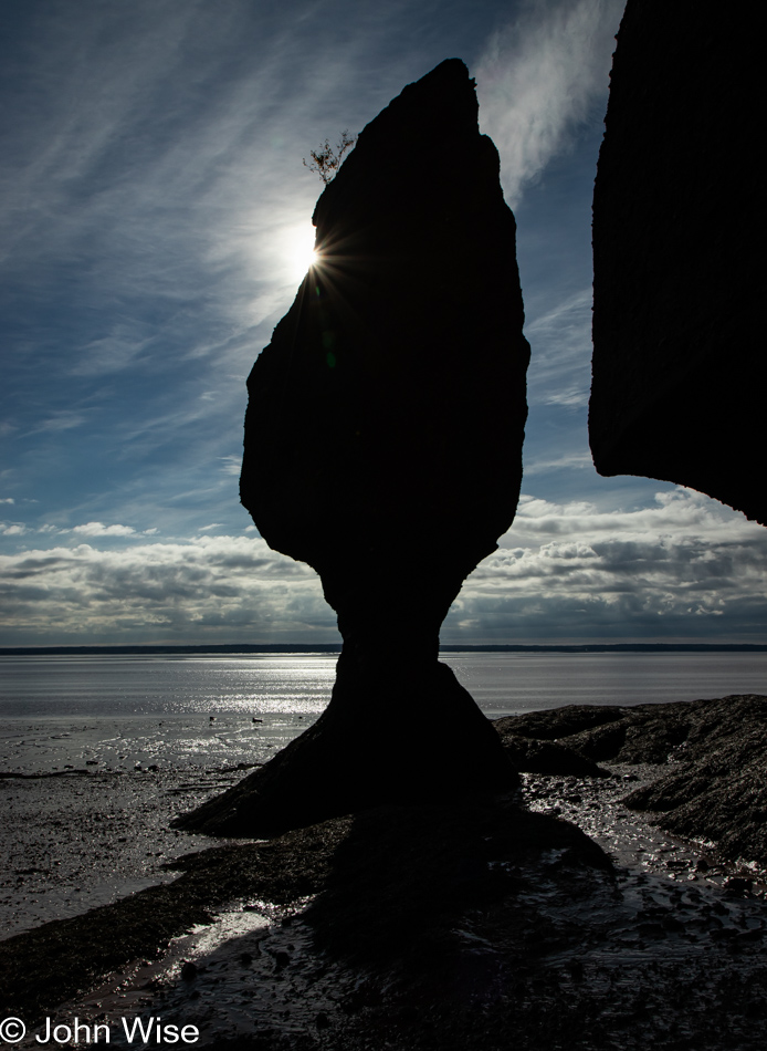 Hopewell Rocks Provincial Park at Hopewell Cape, New Brunswick, Canada