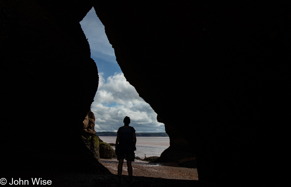 Hopewell Rocks Provincial Park at Hopewell Cape, New Brunswick, Canada