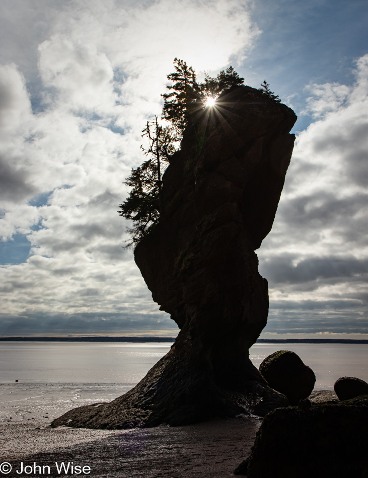 Hopewell Rocks Provincial Park at Hopewell Cape, New Brunswick, Canada